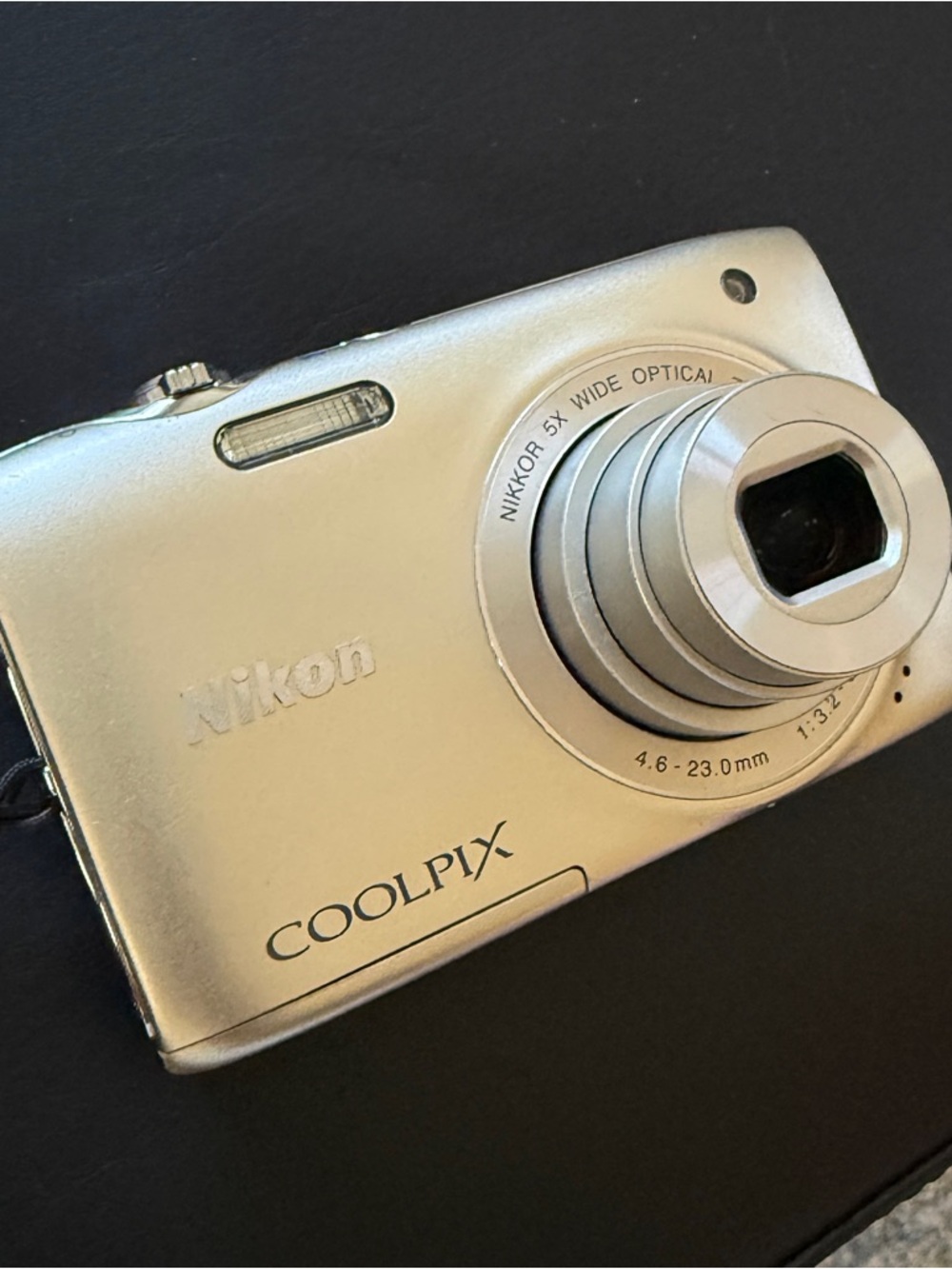Nikon COOLPIX S3100 Silver and Black Compact Camera